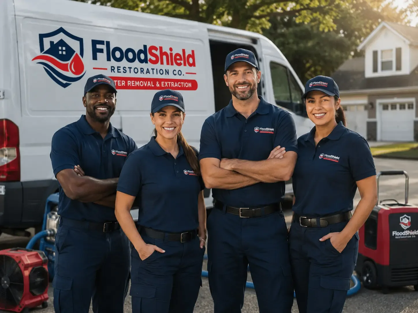 Flood Damage Restoration company in Newbury, OH